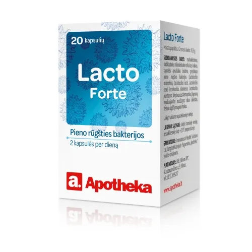 Product image of APOTHEKA Pieno rūgšties bakterijos LACTO FORTE, N20