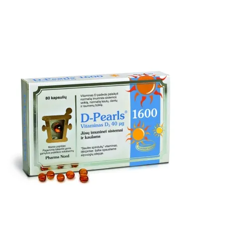 D-Pearls 1600 kapsulės N80
