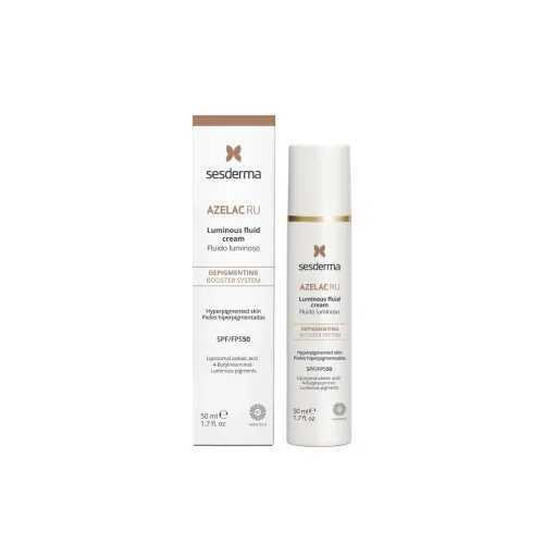 SESDERMA AZELAC RU spindesio suteikiantis kreminis fluidas SPF50, 50