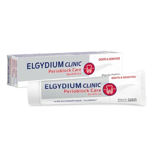 ELGYDIUM CLINIC dantų pasta PERIOBLOCK CARE jautrioms dantenoms