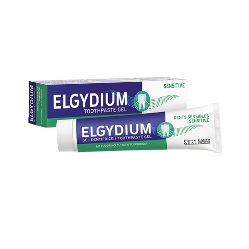 Product image of ELGYDIUM SENSITIVE dantų pasta-gelis su fluoru, jautriems dantims