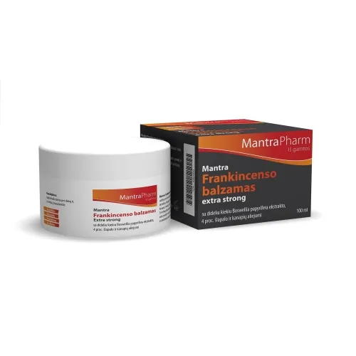 MANTRA FRANKINCENSO BALZAMAS EXTRA STRONG, 100ml