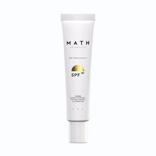 MATH SPF 50 Mineralinis  losjonas nuo saulės Light 40ml -  