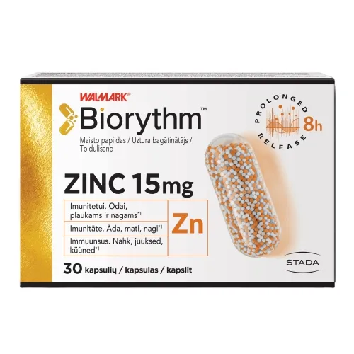 Product image of Biorythm Cinkas 30 kapsulių