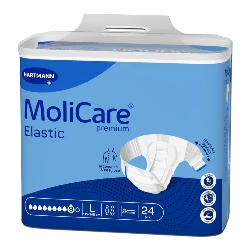 Product image of MOLICARE PREMIUM Elastic 9 lašai, XL dydis, 24 vnt.