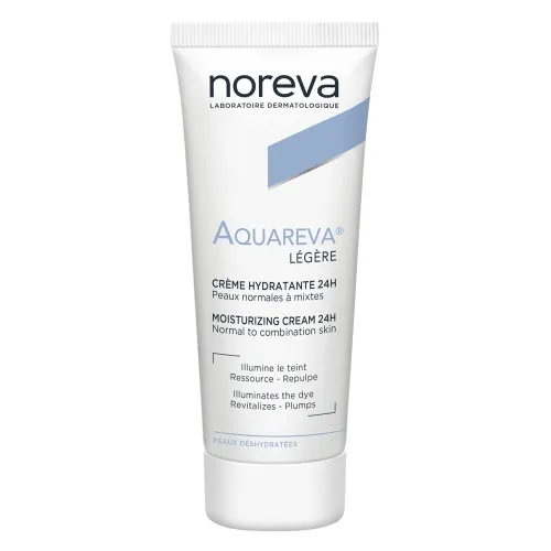 NOREVA lengvos konsistencijos 24val. drėkinantis kremas AQUAREVA, 40ml -  