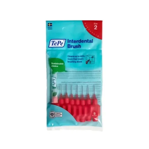 Product image of TEPE tarpdančių šepetėliai, 0,5 mm, raudona spalva, N8