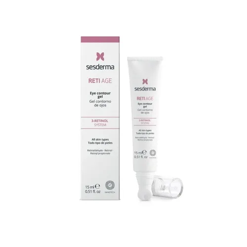 SESDERMA jauninamasis akių kontūro kremas su retinoliu RETIAGE, 15ml