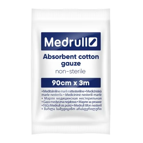 MEDRULL medicininė marlė, 3 m x 90 cm -  2