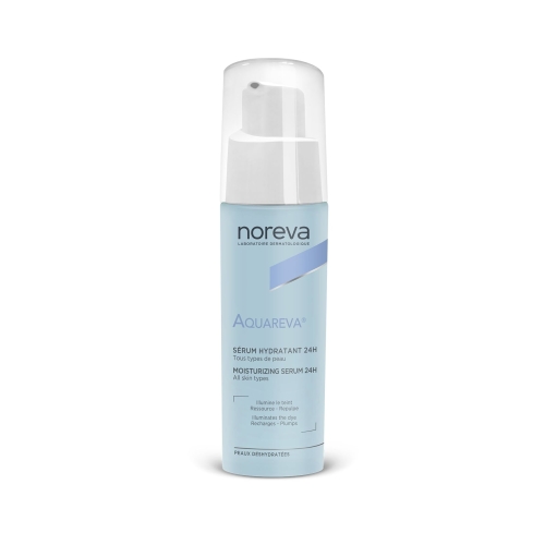 NOREVA 24 val. drėkinantis veido serumas AQUAREVA, 30ml -  