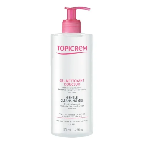 TOPICREM švelni prausiamoji želė jautriai odai, 500ml -  