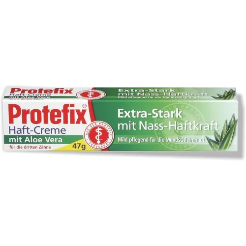 PROTEFIX ALOE VERA, tvirtinamasis protezų kremas, 47 g