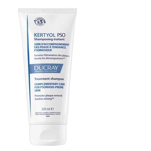 DUCRAY šamp.pleisk., psoriazės pažeistai galvos odai KERTYOL PSO,200ml -  