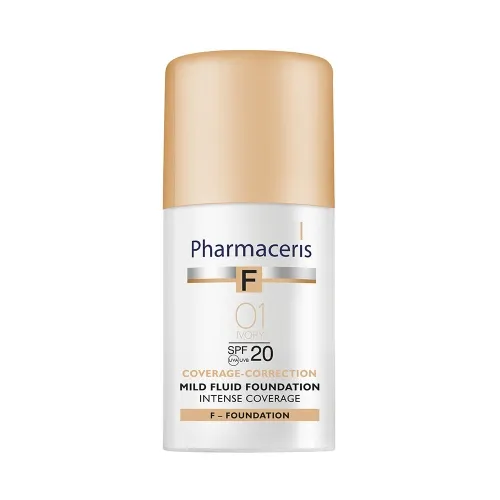 PHARMACERIS F pudra INTENSIVE COVERAGE SPF 20, Nr.1, 30ml -  