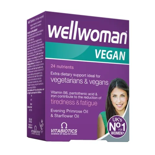 Wellwoman Vegan tabletės N60 -  2
