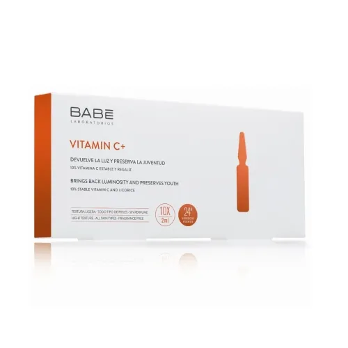 BABÉ skaistinamojo serumo ampulės VITAMIN C+, N10