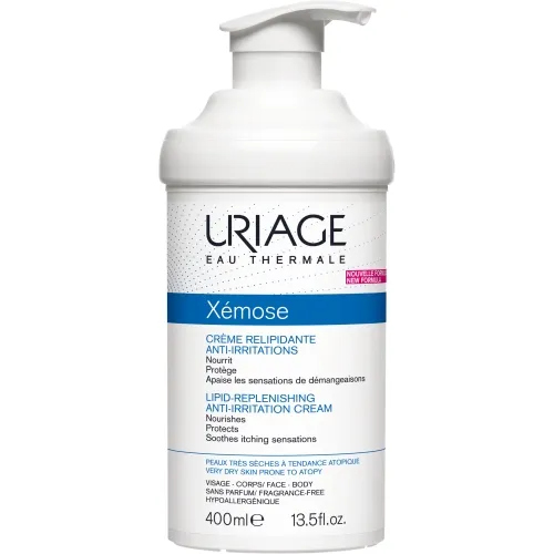 URIAGE universalus minkštinamasis kremas su dozatoriumi XEMOSE, 400ml -  