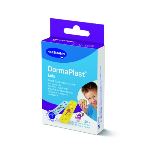 Product image of DERMAPLAST pleistrų rinkinys KIDS, 2 dydžių, 20 vnt.
