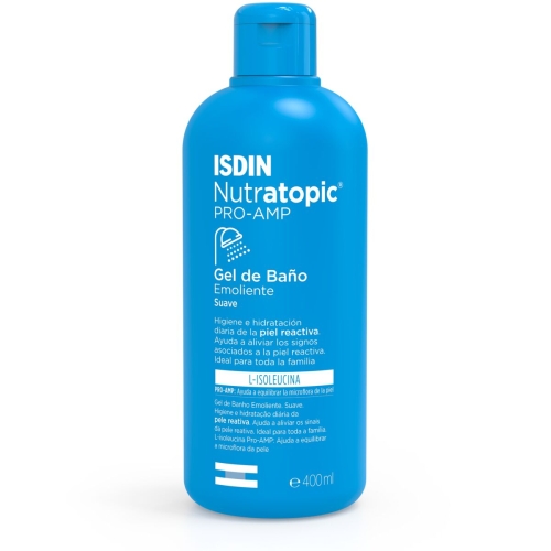 ISDIN kūno prausiklis NUTRATOPIC PRO-AMP, 400ml