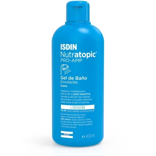 ISDIN kūno prausiklis NUTRATOPIC PRO-AMP, 400ml