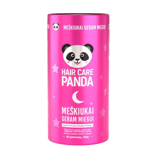Product image of HAIR CARE PANDA Maisto papildas meškiukai GERAM MIEGUI, N60