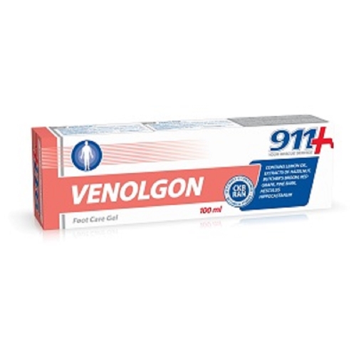 911 kosmetinis gelis kojoms VENOLGON, 100ml -  
