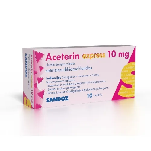 Aceterin express 10mg tab. N10