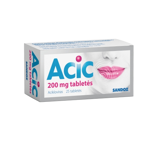 Acic 200mg tab. N25