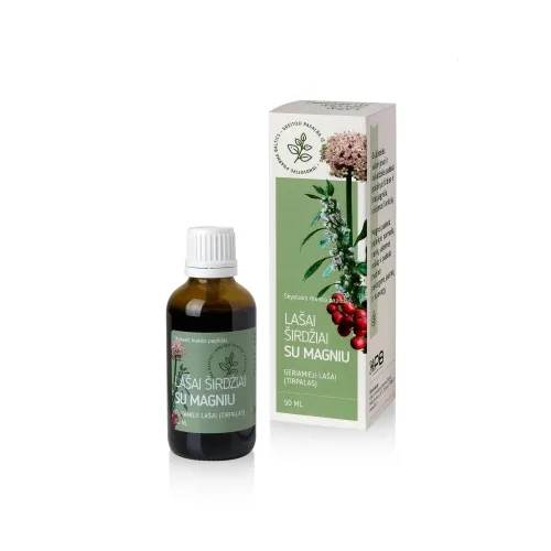 LAŠAI ŠIRDŽIAI SU MAGNIU, 50ml