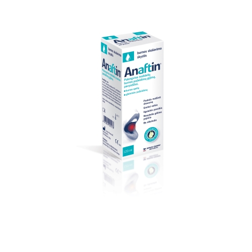ANAFTIN® skystis burnai skalauti, 120ml