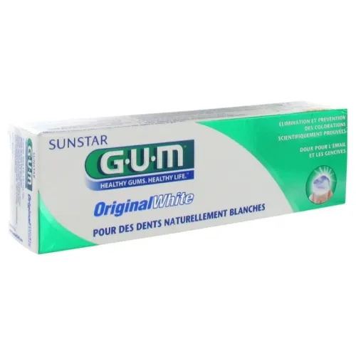 G.U.M. balinanti dantų pasta ORIGINAL WHITE, 75ml