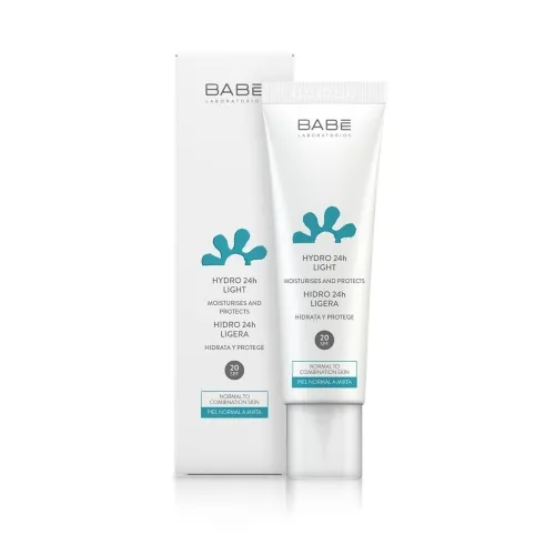 BABÉ drėkinamasis kremas FACIAL HYDRO 24H LIGHT SPF 20, 50ml