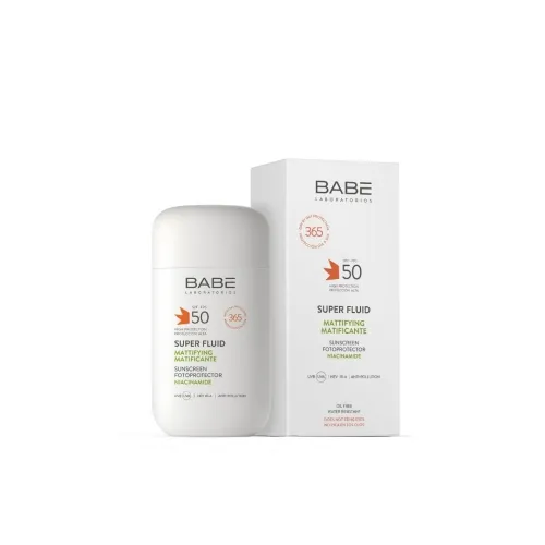 BABÉ matizuojanti apsauginė emulsija SUPER FLUID MATIFYING SPF50, 50ml