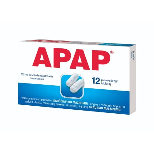 APAP 500mg tab. N12