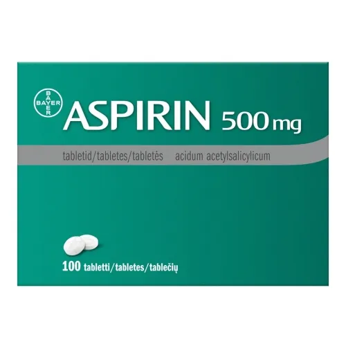Aspirin Bayer 500mg tab. N100