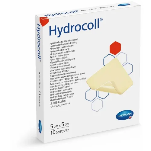 HARTMANN hidrokoloidinis tvarstis HYDROCOLL, 5 x 5cm, N10