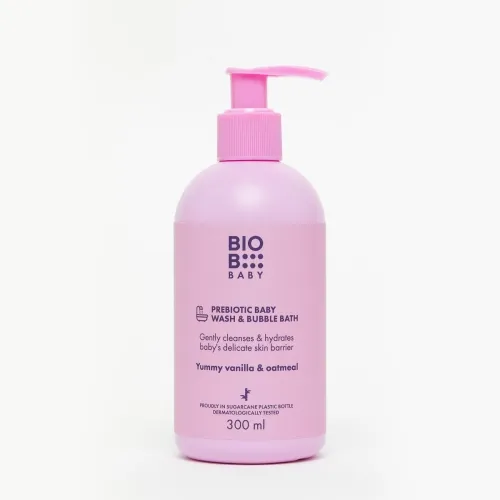 BioB prausiklis ir vonios putos BABY PREBIOTIC 300ml -  