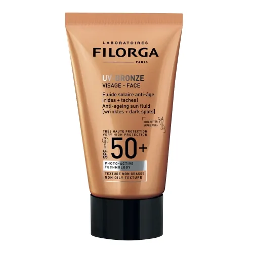 FILORGA apsauginis veido kremas nuo saulės UV-BRONZE FACE SPF50+, 40ml -  