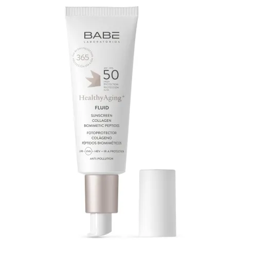 BABÉ apsauginė veido emulsija HEALTHY AGING+ SPF50, 40ml