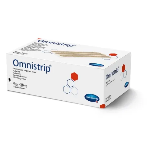 HARTMANN žaizdą užverianti juostelė OMNISTRIP, 6 x 38mm, N6
