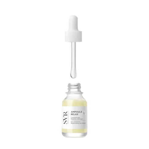 SVR atpalaiduojanti naktinė ampulė paakiams AMPOULE RELAX, 15ml