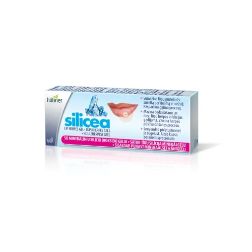 HUBNER ORIGINAL gelis nuo lūpų pūslelinės SILICEA® LIP HERPES GEL, 5g