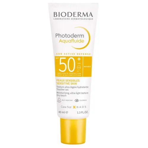 BIODERMA fluidas nuo saulės PHOTODERM MAX AQUAFLUIDE SPF50+, 40ml -  