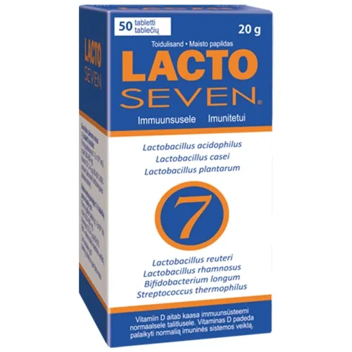 VITABALANS LACTOSEVEN, 50 tablečių -  