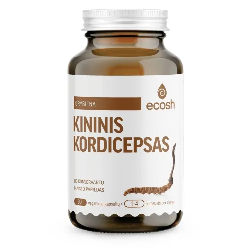 ECOSH Kininis Kordicepsas, 90 kapsulių