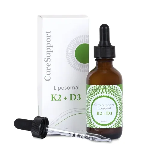 CURESUPPORT liposominis VITAMIN K2+D3, 60ml