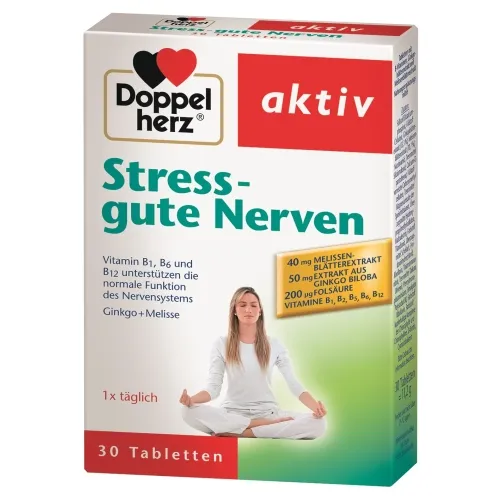 Product image of DOPPELHERZ ACTIV STRESS-GUTE NERVEN, 30 tablečių
