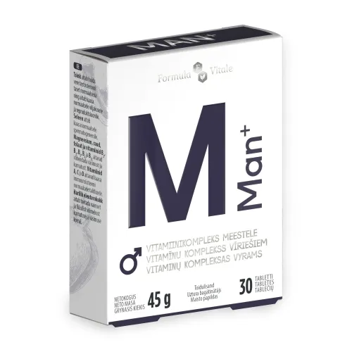 FORMULA VITALE  MAN+, tabletės N30