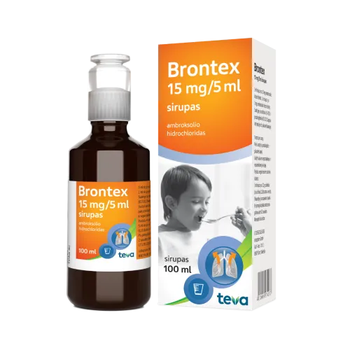 Brontex 15mg/5ml sirupas 100ml N1