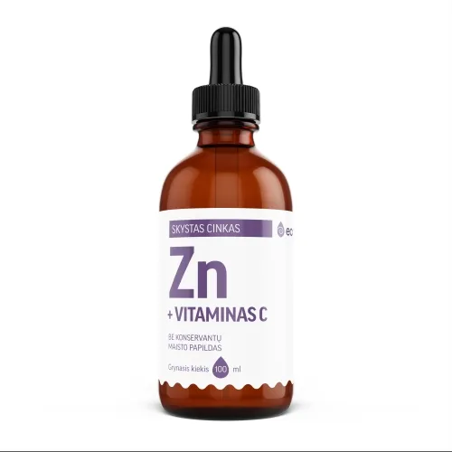 ECOSH skystas cinkas su vitaminu C, 100ml -  